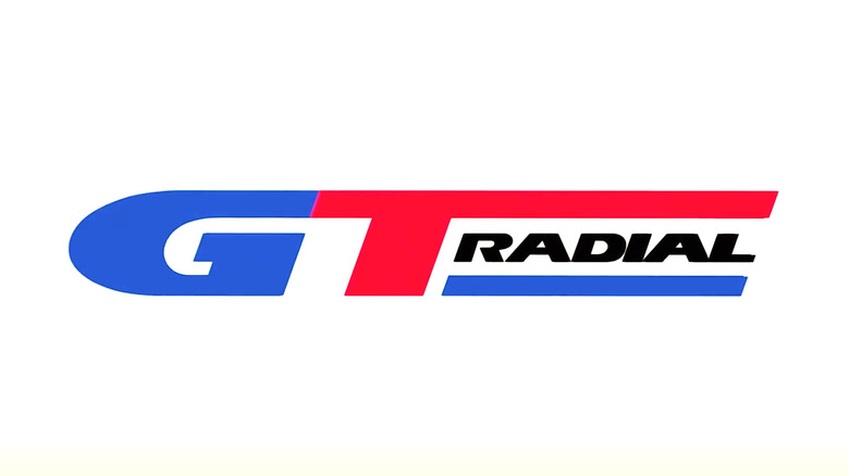 GT Radial Tires logo showing red white and blue colors
