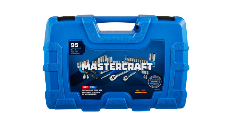 The 95-piece Mastercraft socket set
