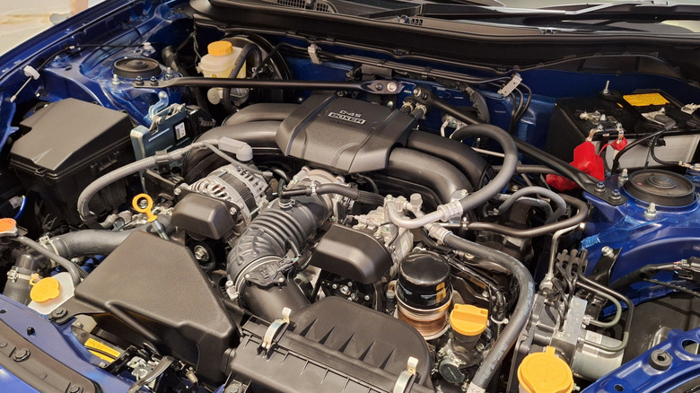 Boxer engine of a Subaru BRZ