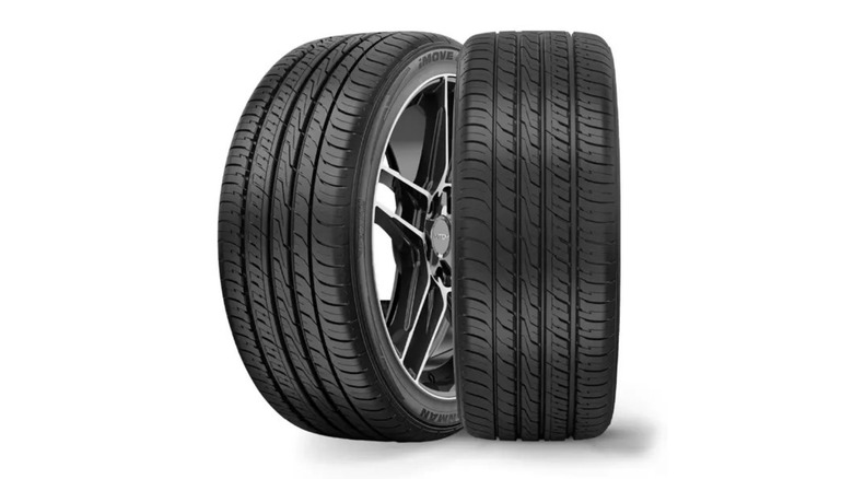 Two Ironman iMove tires against a white background.
