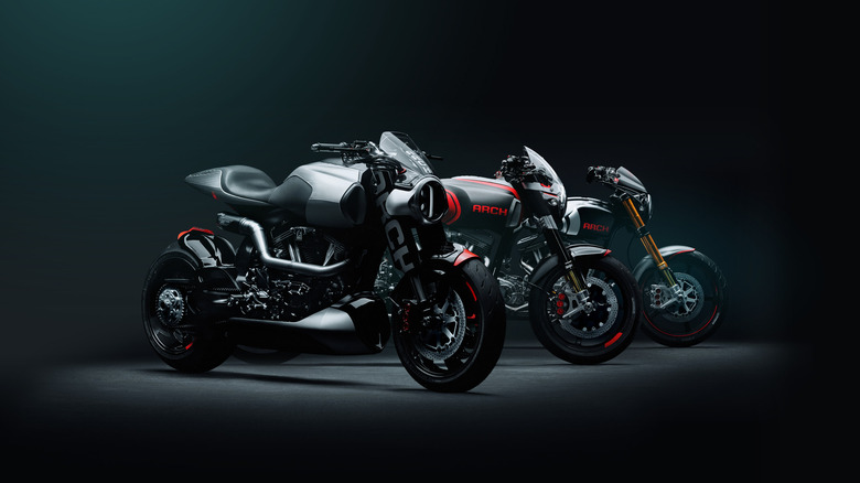 Arch motorcycles on display