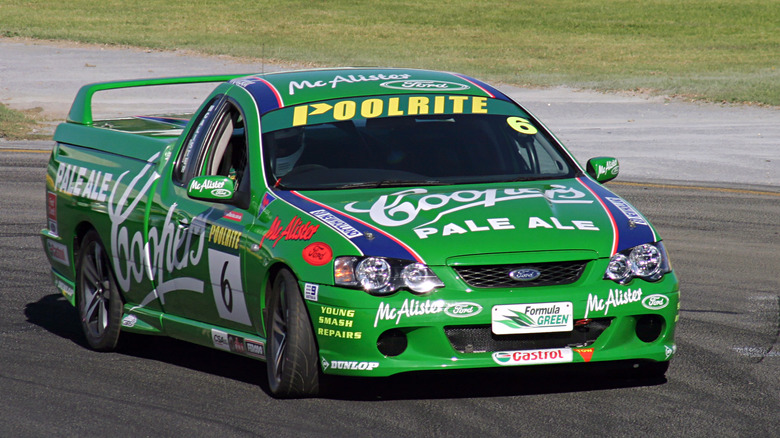 Ford Falcon ute race car in Australia