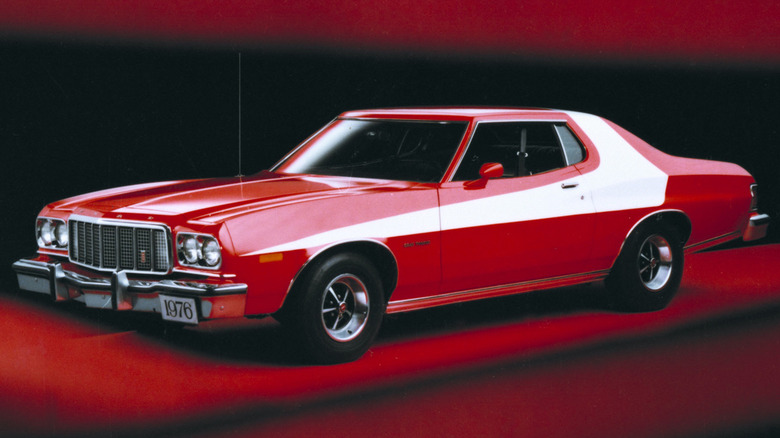 Artwork of 1976 Ford Gran Torino Starsky & Hutch Edition