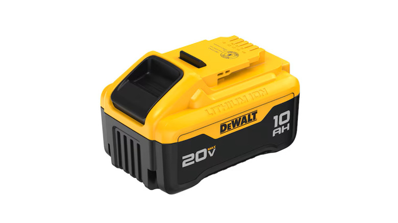 The DeWalt 20V Max battery