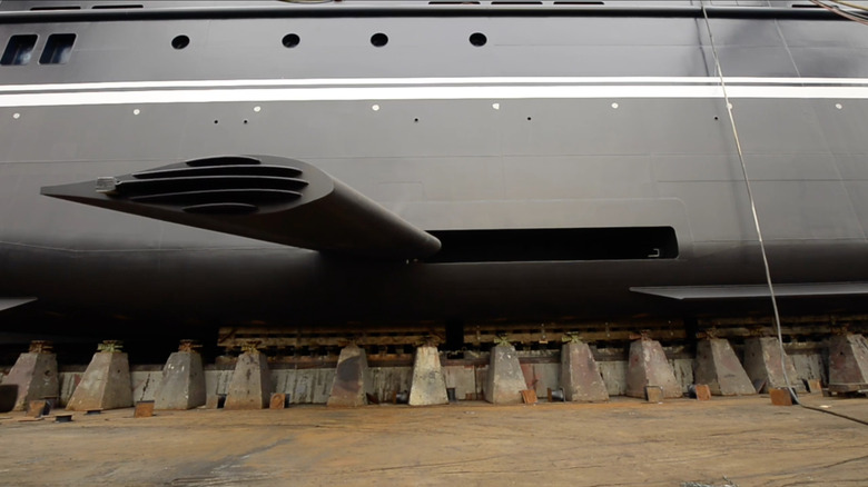 SKF retractable fin stabilizer