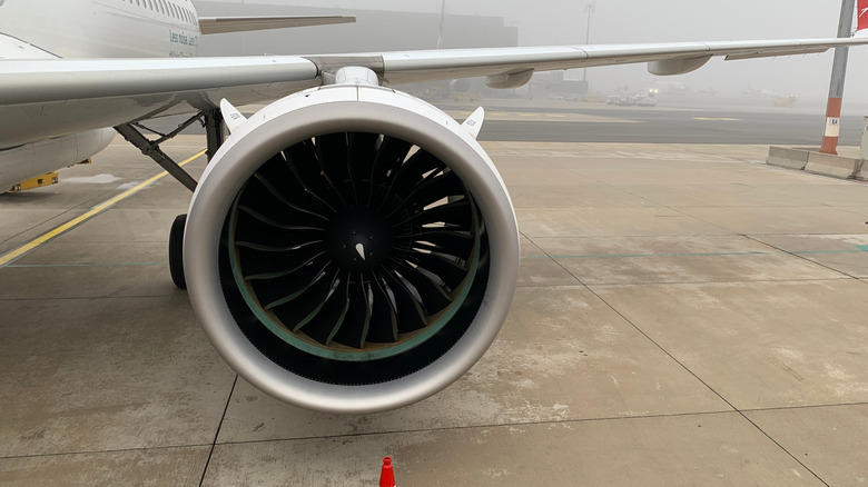 Pratt & Whitney geared turbofan engine on Airbus A320