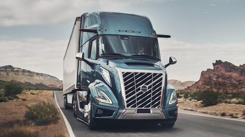 Volvo VNL on the road