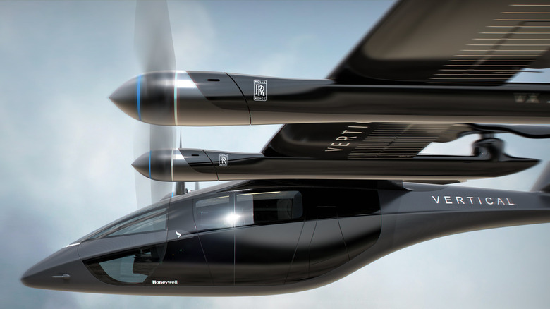Rolls Royce and Vertical Aerospace VX4 eVTOL