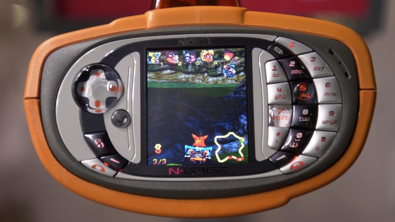 Nokia N-Gage game close-up