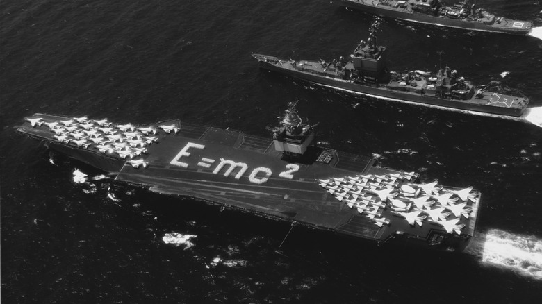 The USS Enterprise sailing in 1964