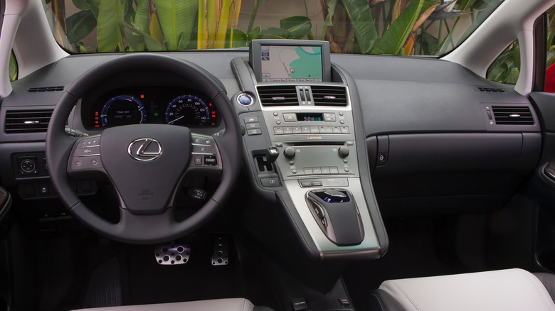 2012 Lexus HS 250h interior view