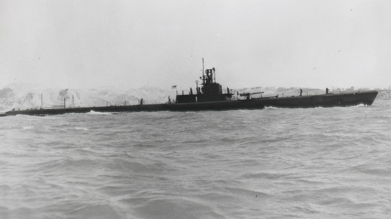 The USS Wahoo (SS-238), a Gato-class submarine, departs Mare Island, California.