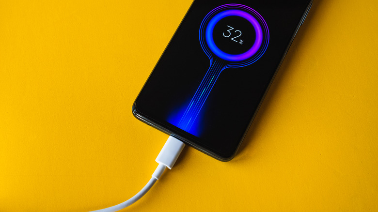 Xiaomi smartphone charging