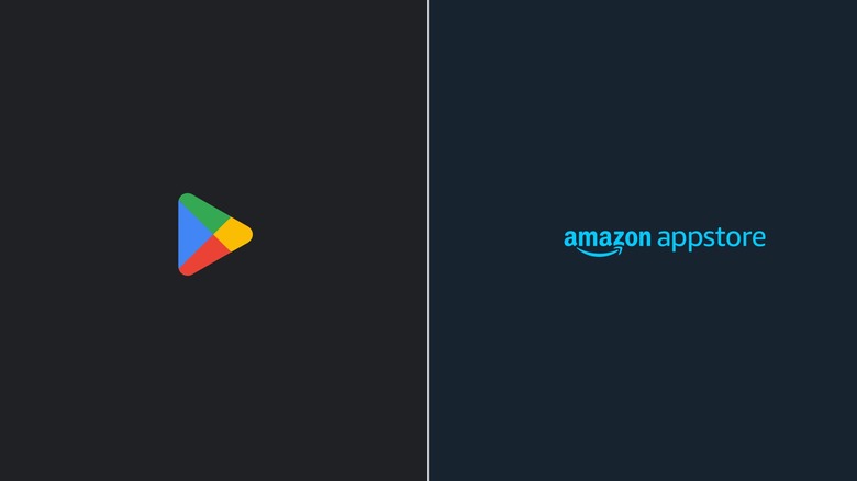 Play Store and Appstore logos side-by-side