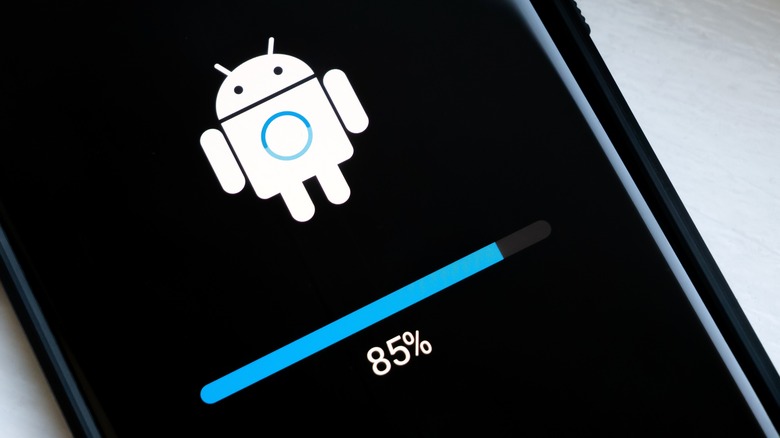 Android update screen