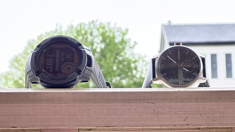 Garmin Instinct Solar and Withings Scanwatch