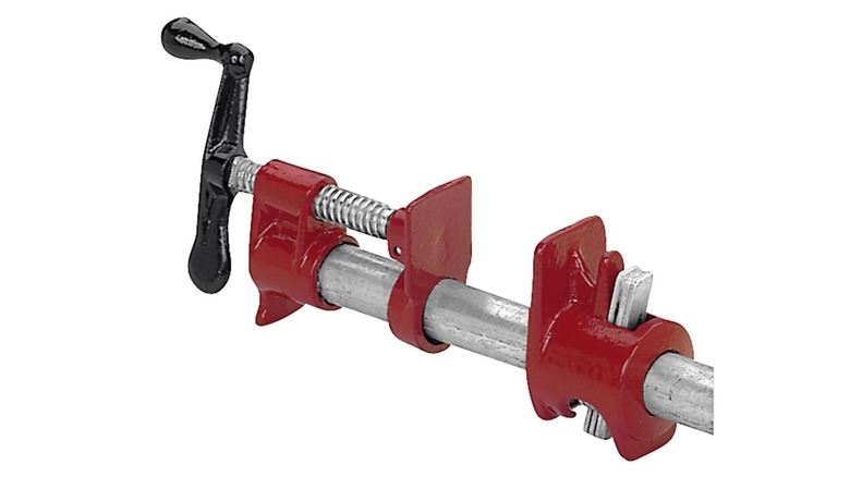 a pipe clamp