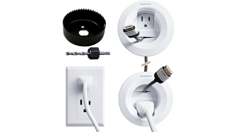 Echogear In-Wall Cable Management Kit on white background