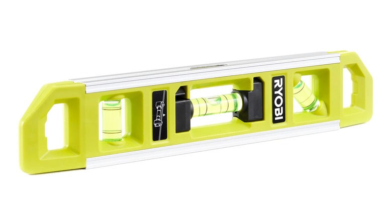 Ryobi 9-Inch 2-in-1 Torpedo Level and Line level