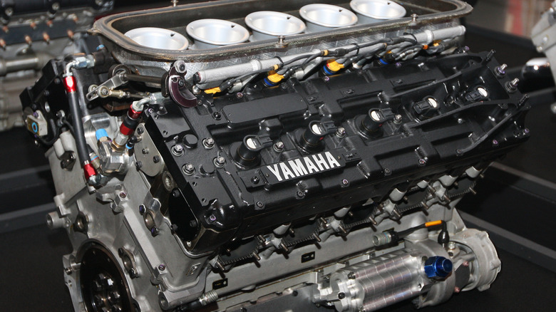A Yamaha OX10A V10 engine