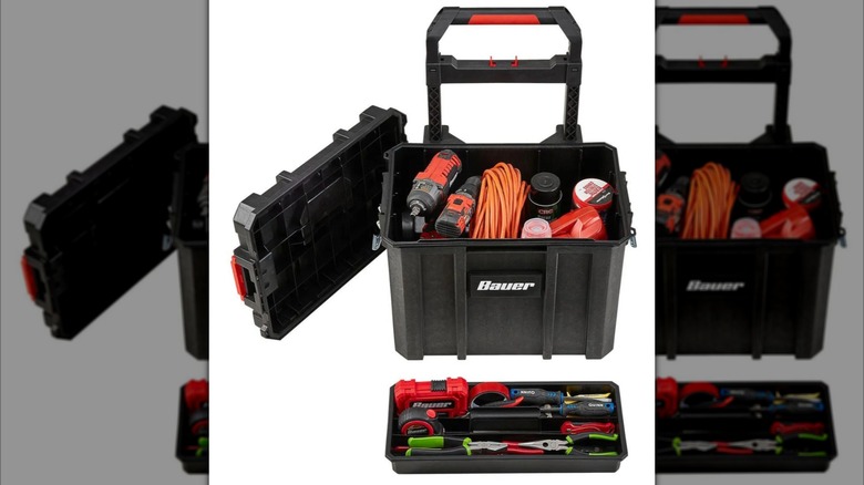 Bauer Modular Rolling Toolbox with organizer tray