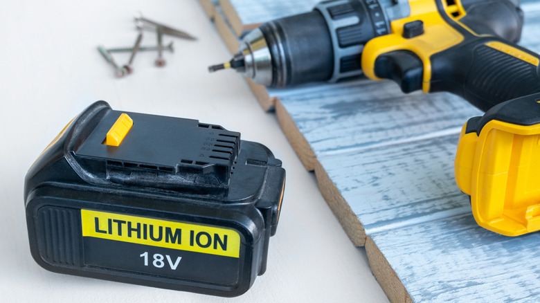 A generic lithium-ion battery for a cordless power drill