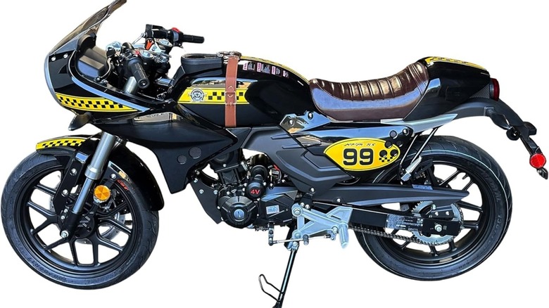 The 200cc Lifan KPM RS cafe racer from Amazon.