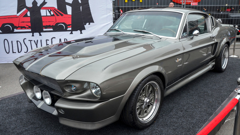The Eleanor Mustang from Gone in 60 Seconds on display