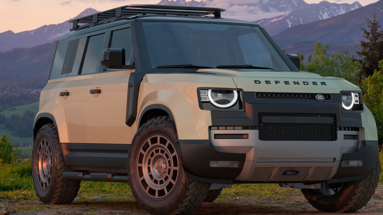A picture of a Land Rover Defender Octa Explorer Pack