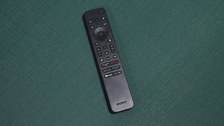 Smaller Sony TV remote