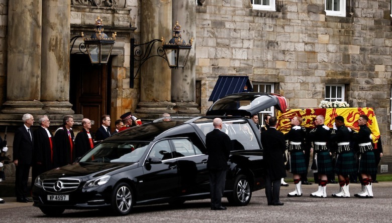 Queen's hearse