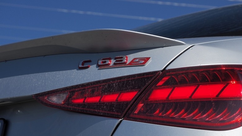 C63 S badge