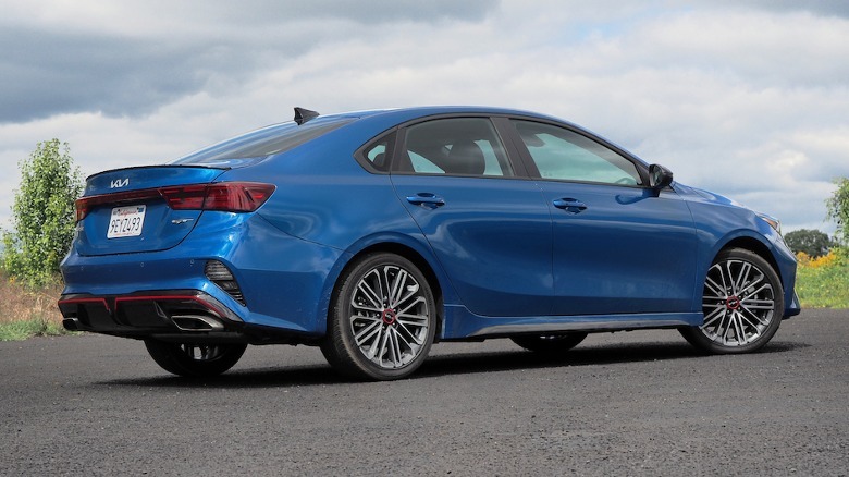 Kia Forte GT rear 3/4