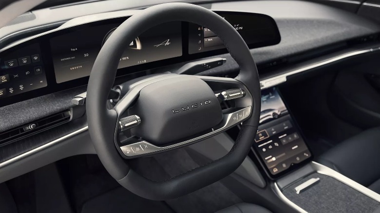 Lucid Air Pure interior dashboard