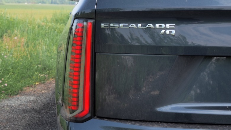 Escalade IQ rear badge