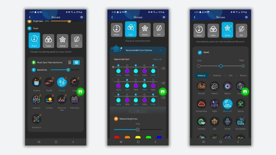 ways to control govee lights