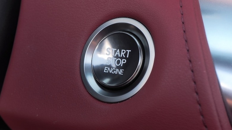 Engine start/stop button