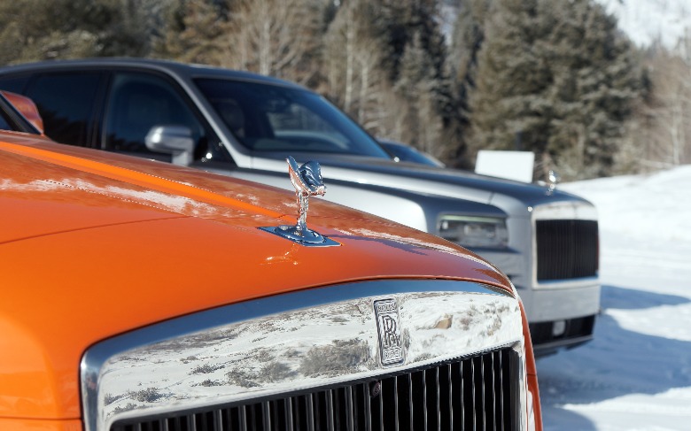 Spirit of Ecstasy on Cullinan SUVs