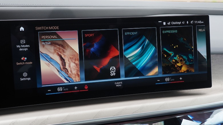 2023 BMW i7 Drive modes