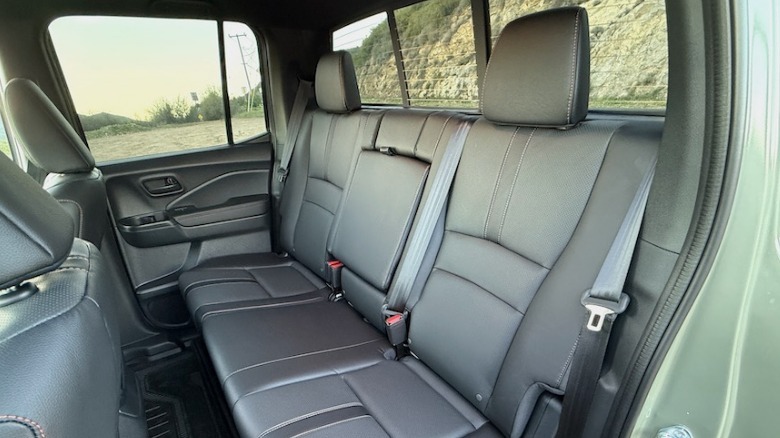 2026 Honda Ridgeline TrailSport Rear Seat