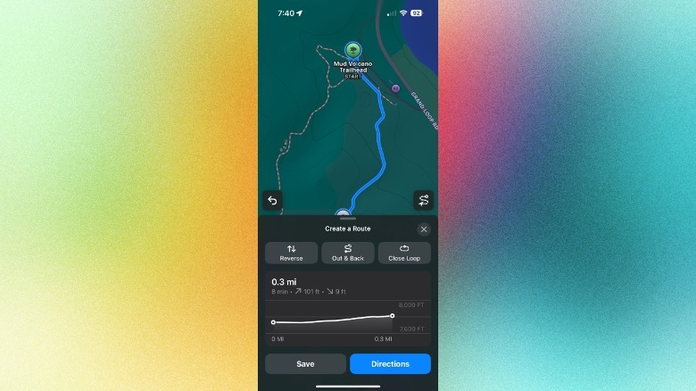 Custom route in Apple Maps