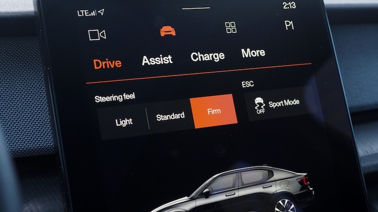 2024 Polestar 2 drivetrain settings