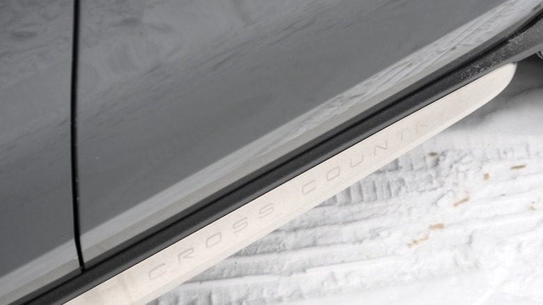 Cross Country badge on side sill