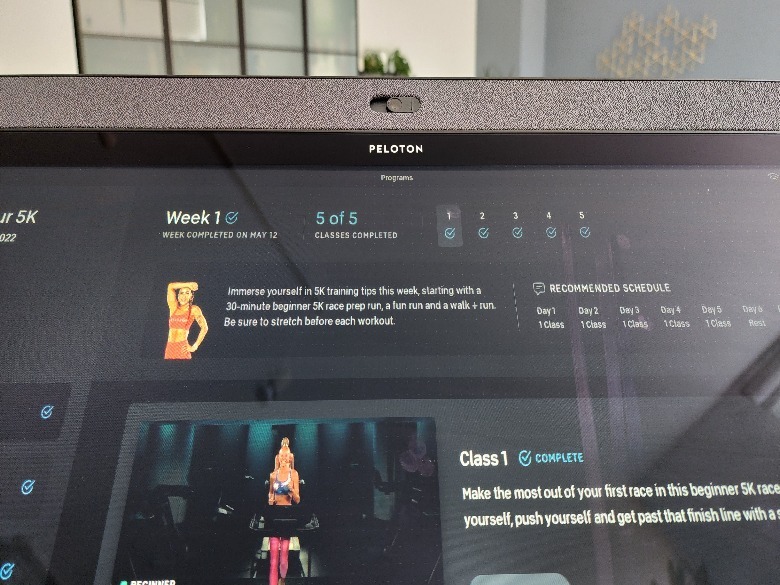 Peloton Tread front camera