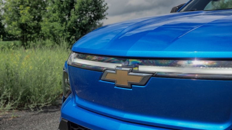 Silverado EV hood detail