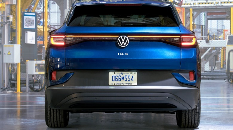 Rear profile of 2023 Volkswagen ID.4