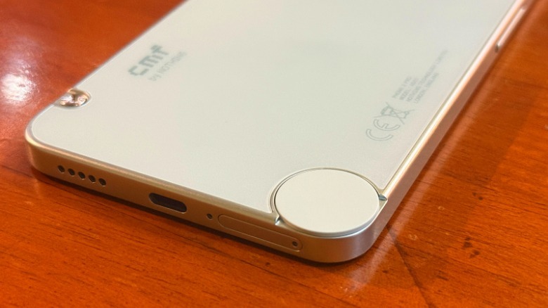 Closeup rear view of CMF Phone 2 Pro.