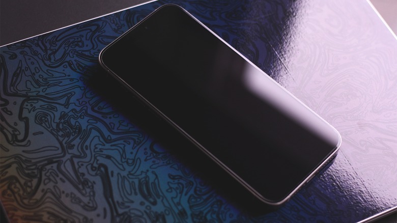 NEW'C protector on iPhone 15 Pro Max