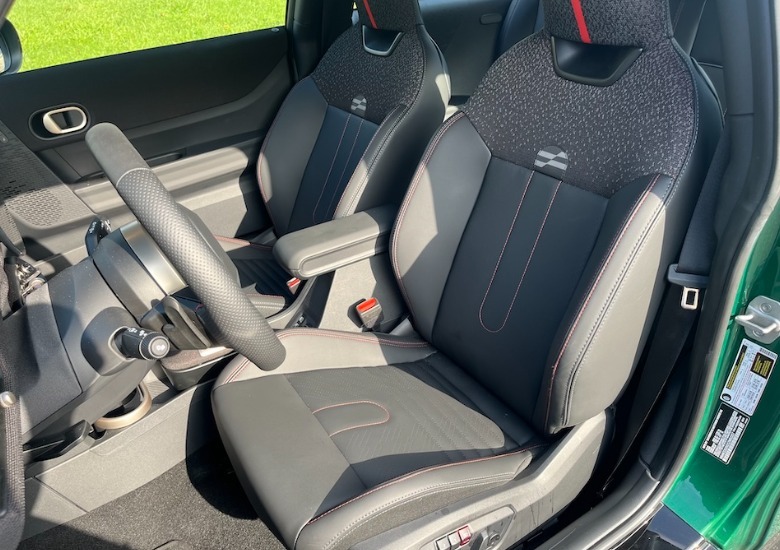 Mini Cooper JCW front seats