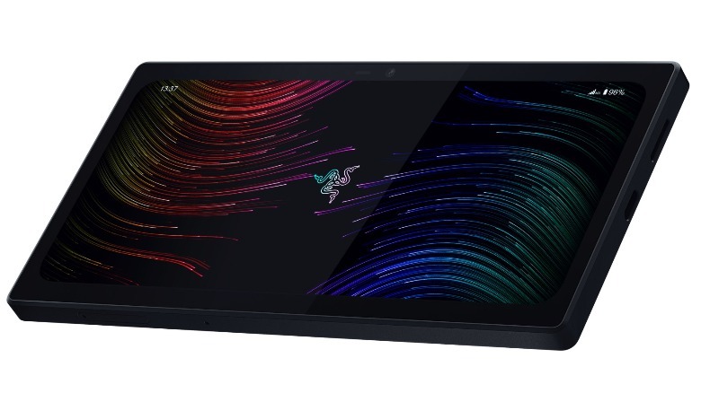 Razer Edge gaming console's base.